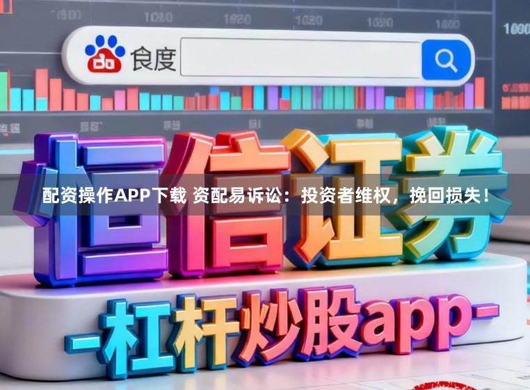 配资操作APP下载 资配易诉讼：投资者维权，挽回损失！